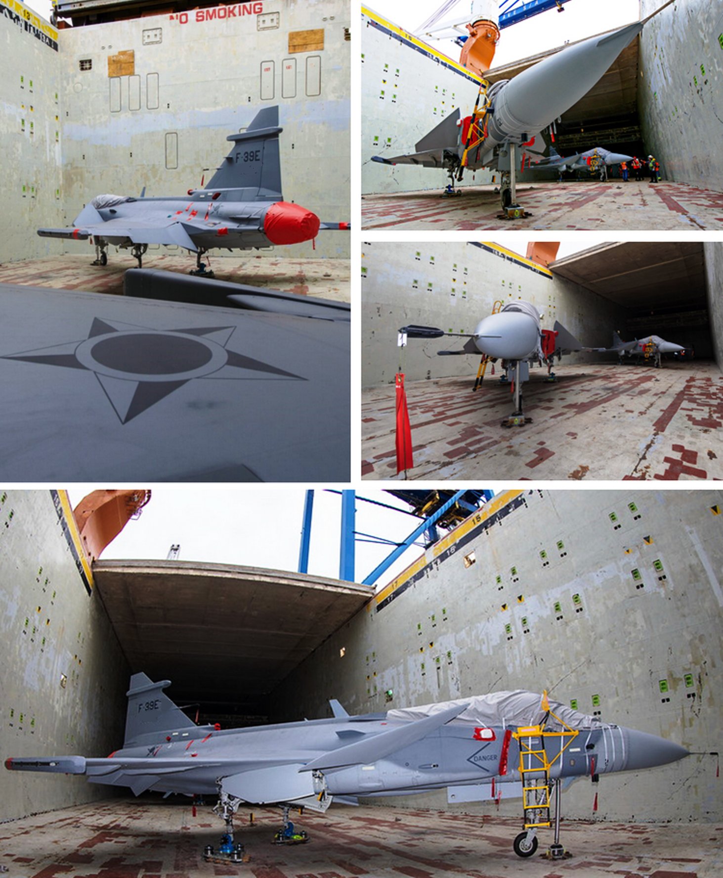 Nova remessa do caça F-39 Gripen a caminho do Brasil_Imagem Ilustriva Aviação em Floripa.