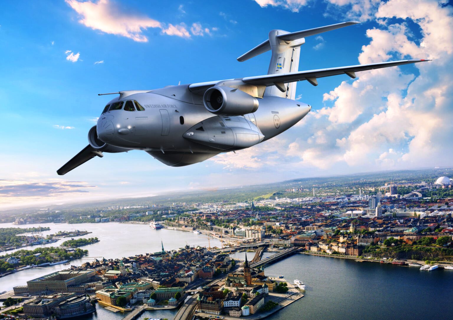 Suéica encomenda 4 aeronaves KC 390 da Embraer_Foto Divulgação Suécia