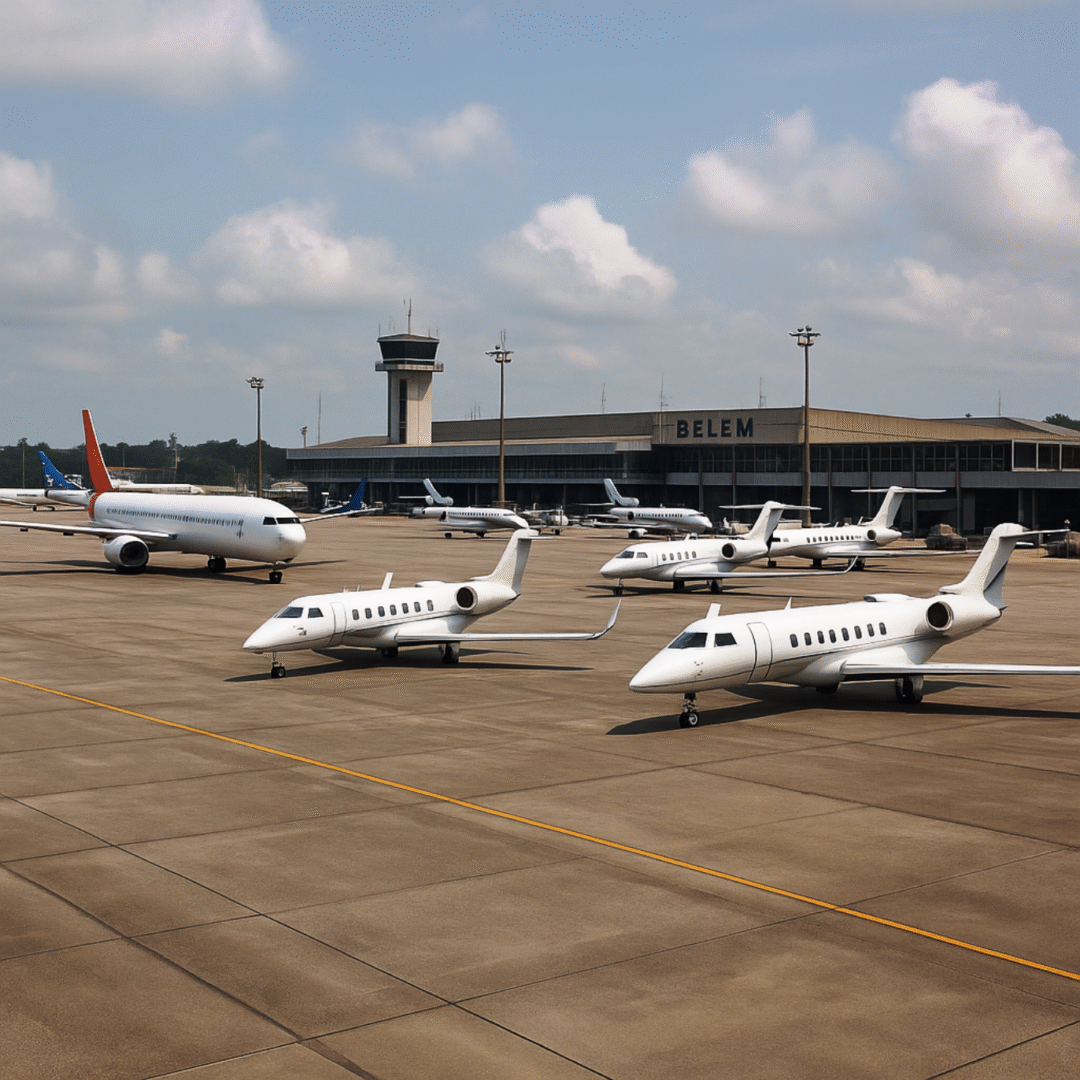 A COP30 tenta esconder quem chega em jatos poluentes culpa você pelo clima_Imagem Ilustrativa