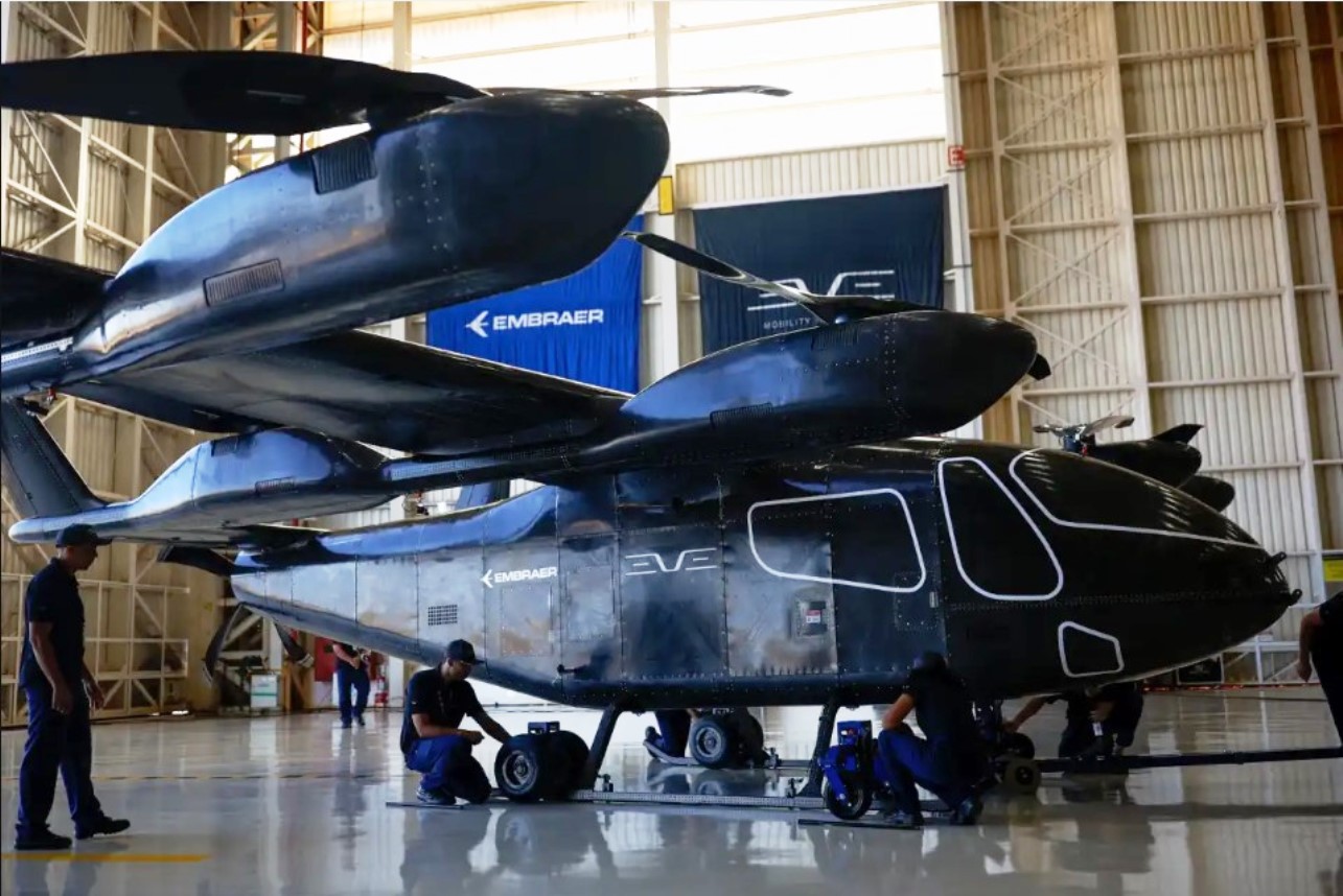 Eve acumula 2,8 mil encomendas do carro voador e prepara início de produção em Taubaté-SP