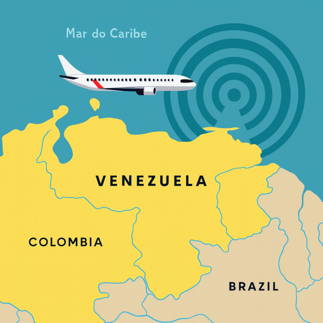 FAA emite alerta sobre sobrevoo na Venezuela_Imagem Ilustrativa