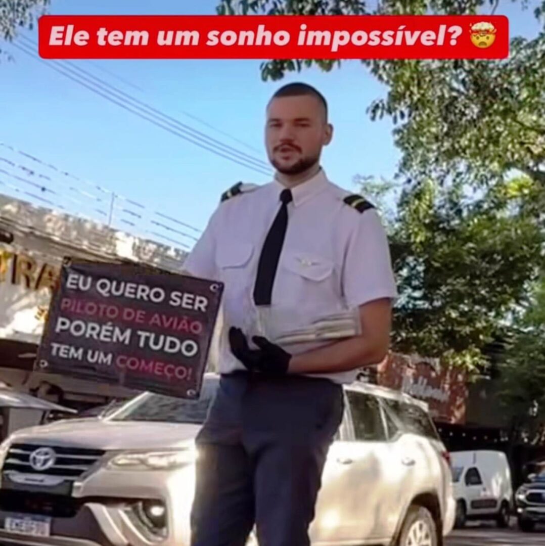 Jovem vende tortinhas para pagar curso de aviação_Imagem Internet