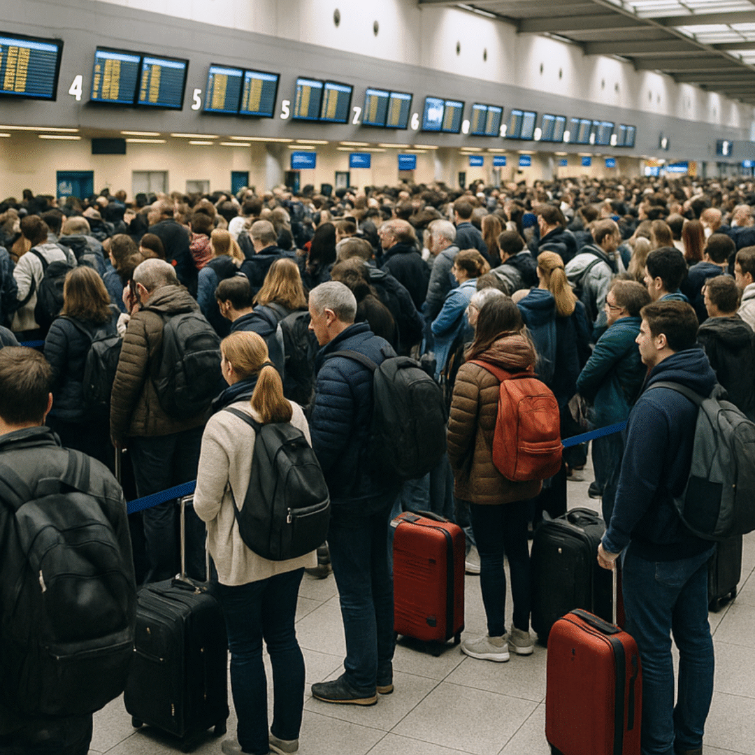 Cancelamento de 10% dos voos nos EUA em virtude do shutdown afeta 40 aeroportos americanos