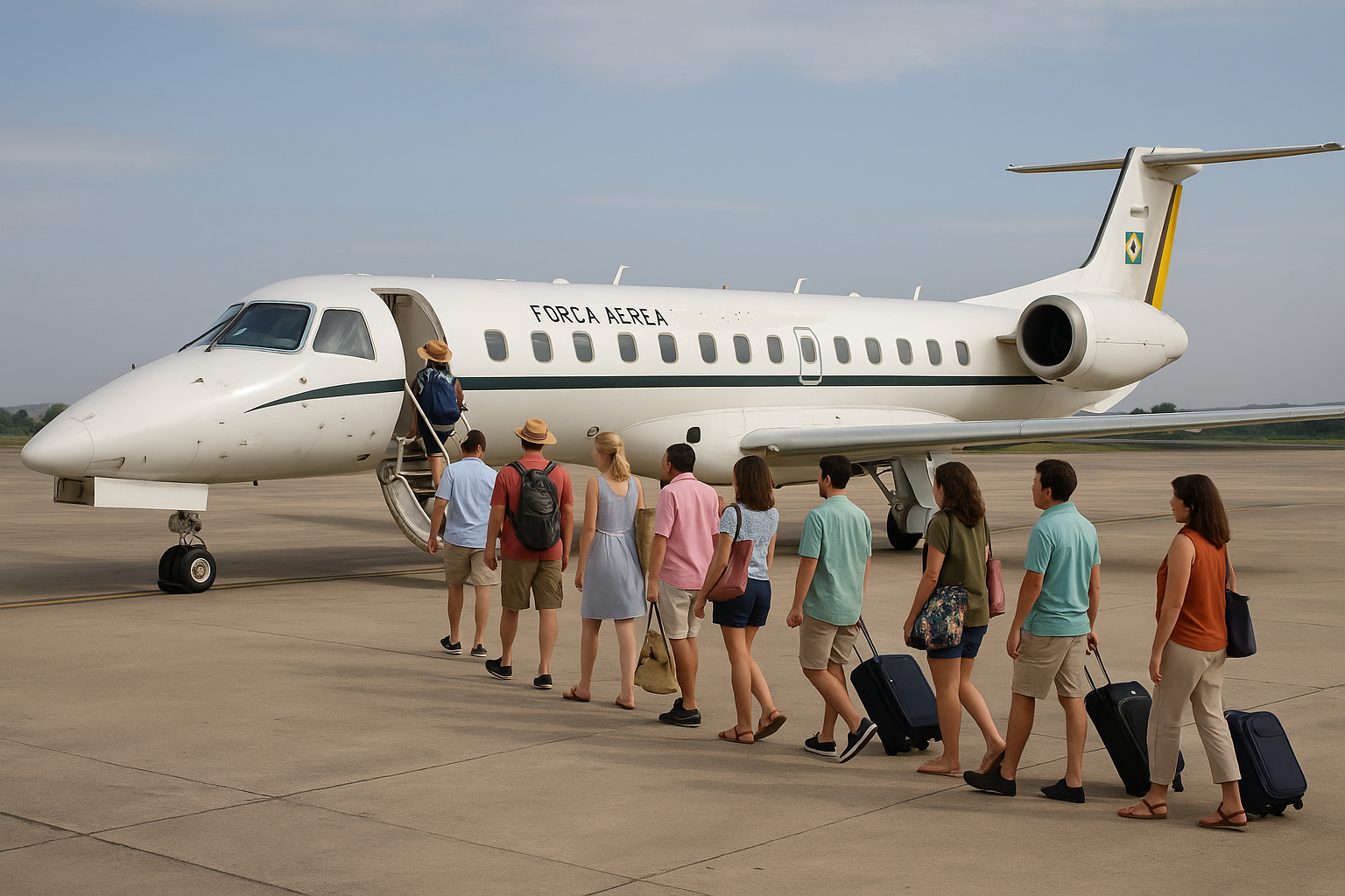 Uso do jato da FAB em evento particular reacende questionamentos sobre transparência_Imagem Ilustrativa.