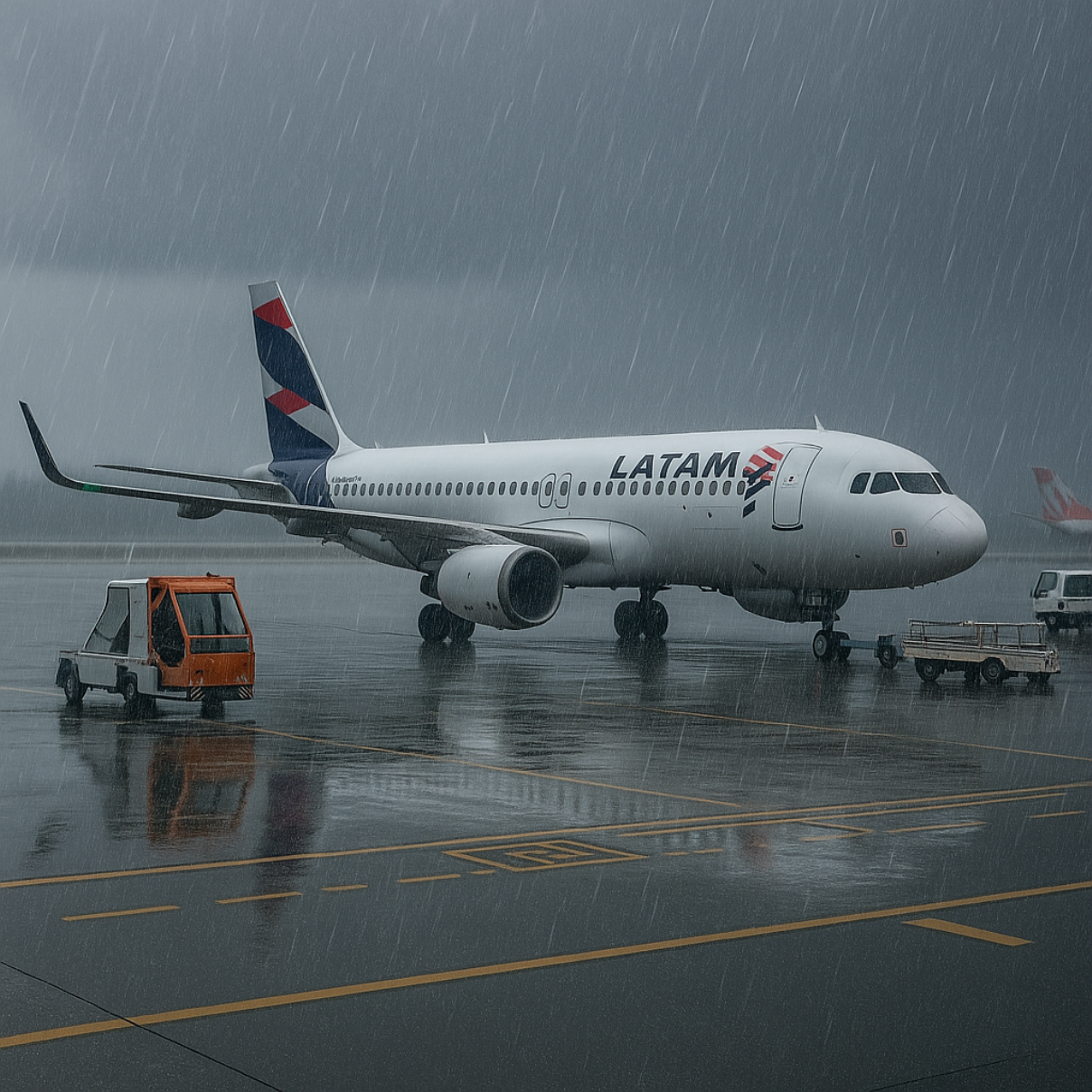 Aeroporto de Congonhas tem voos cancelados e atrasados em virtude de chuvas e ventos fortes_imagem Ilustrativa