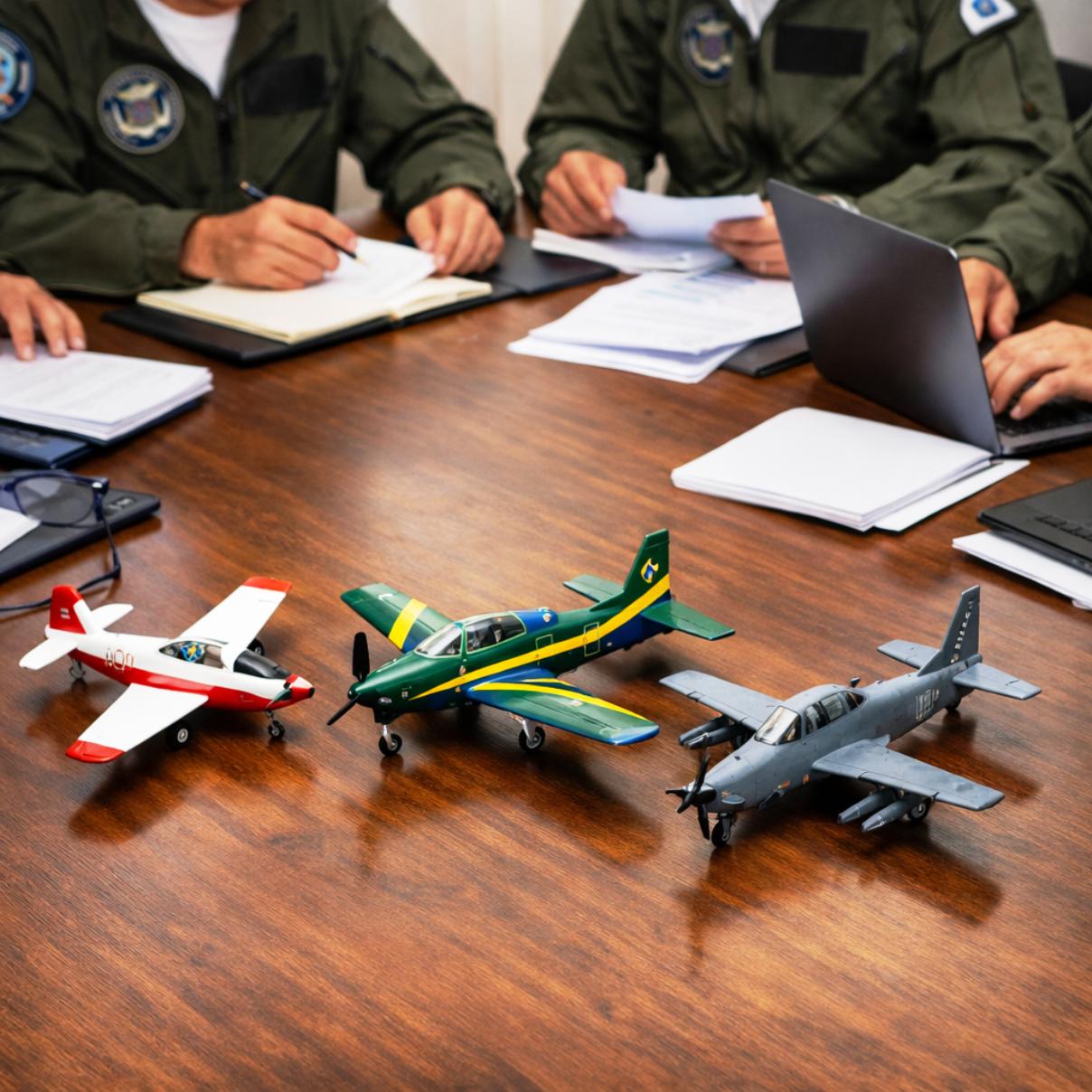 Grupo-de-Trabalho-da-FAB-analisando-o-futuro-dos-T-25-T-27-e-A-29_Imagem-Ilustrativa