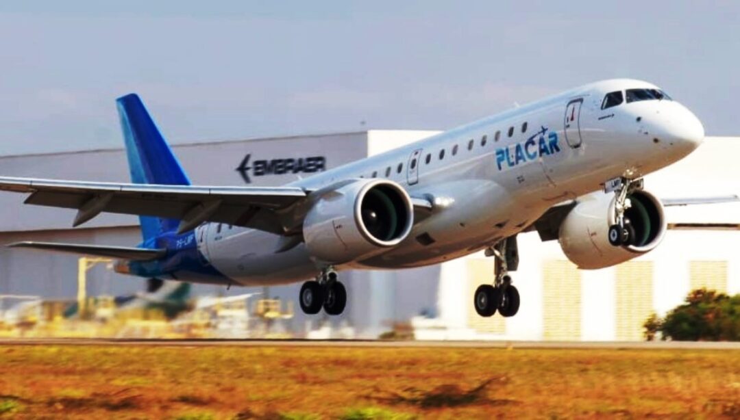 Placar-Linhas-Aereas-recebe-seu-segundo-aviao-EMBRAER-E190-E2_Imagem-Placar