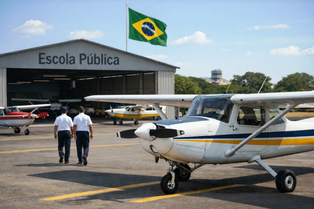 Por que o Brasil nunca criou escolas públicas de pilotos civis_Imagem ilustrativa
