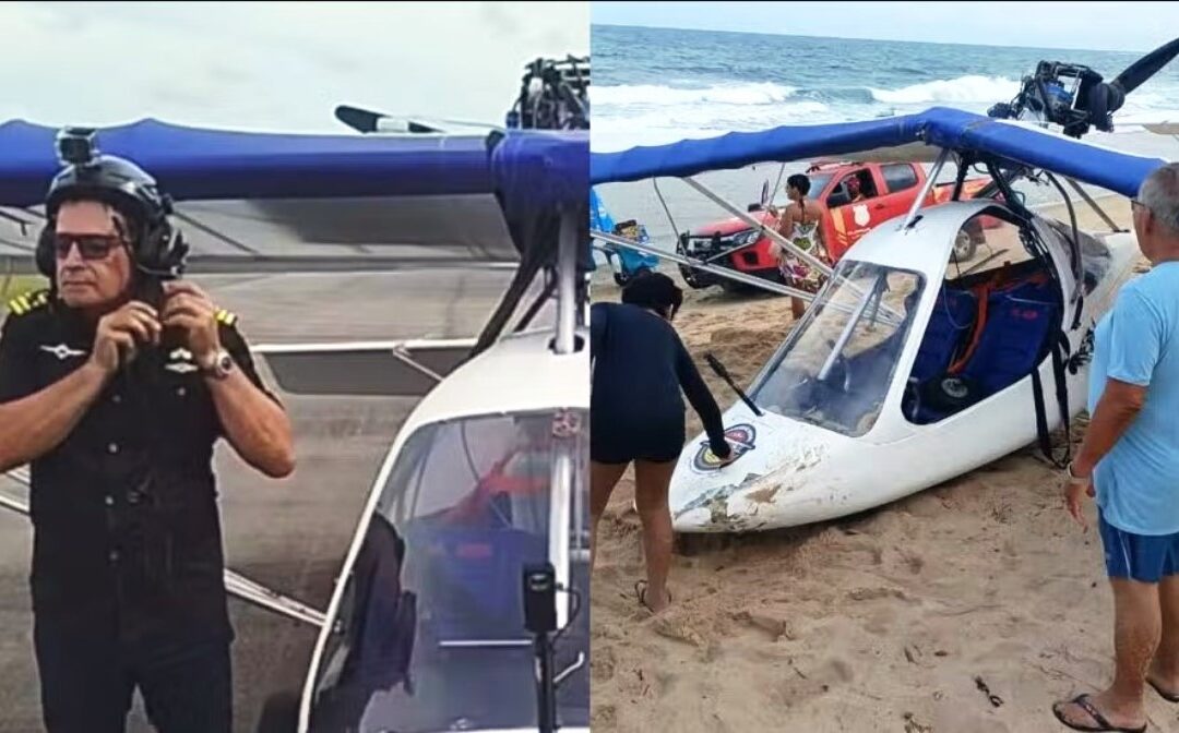 Prefeito de Barreiros se envolve em dois acidentes com ultraleves em apenas oito dias em Pernambuco