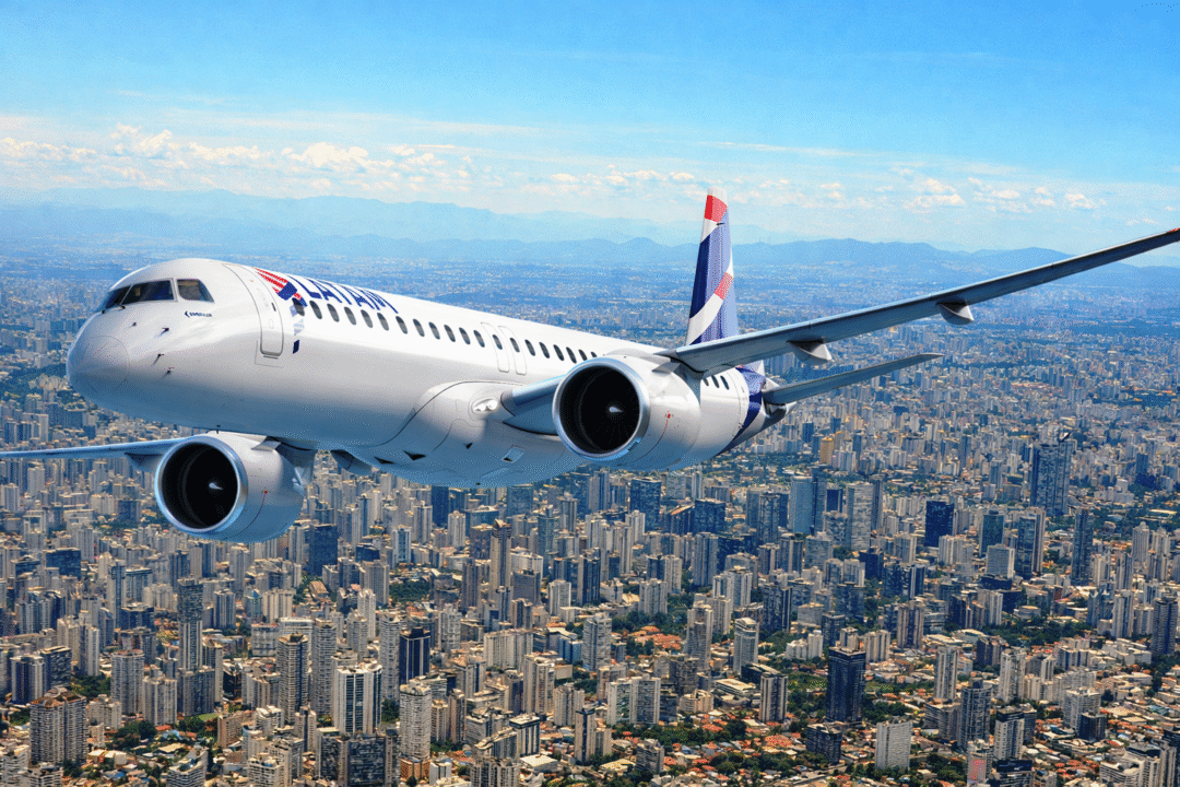 Salário de pilotos Embraer E2 na LATAM_Imagem Ilustrativa