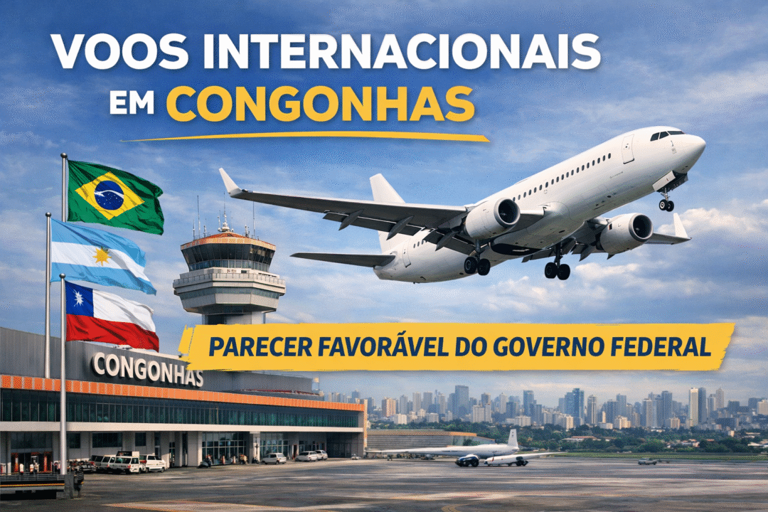 Voos internacionais em Congonhas_Imagem ilustrativa