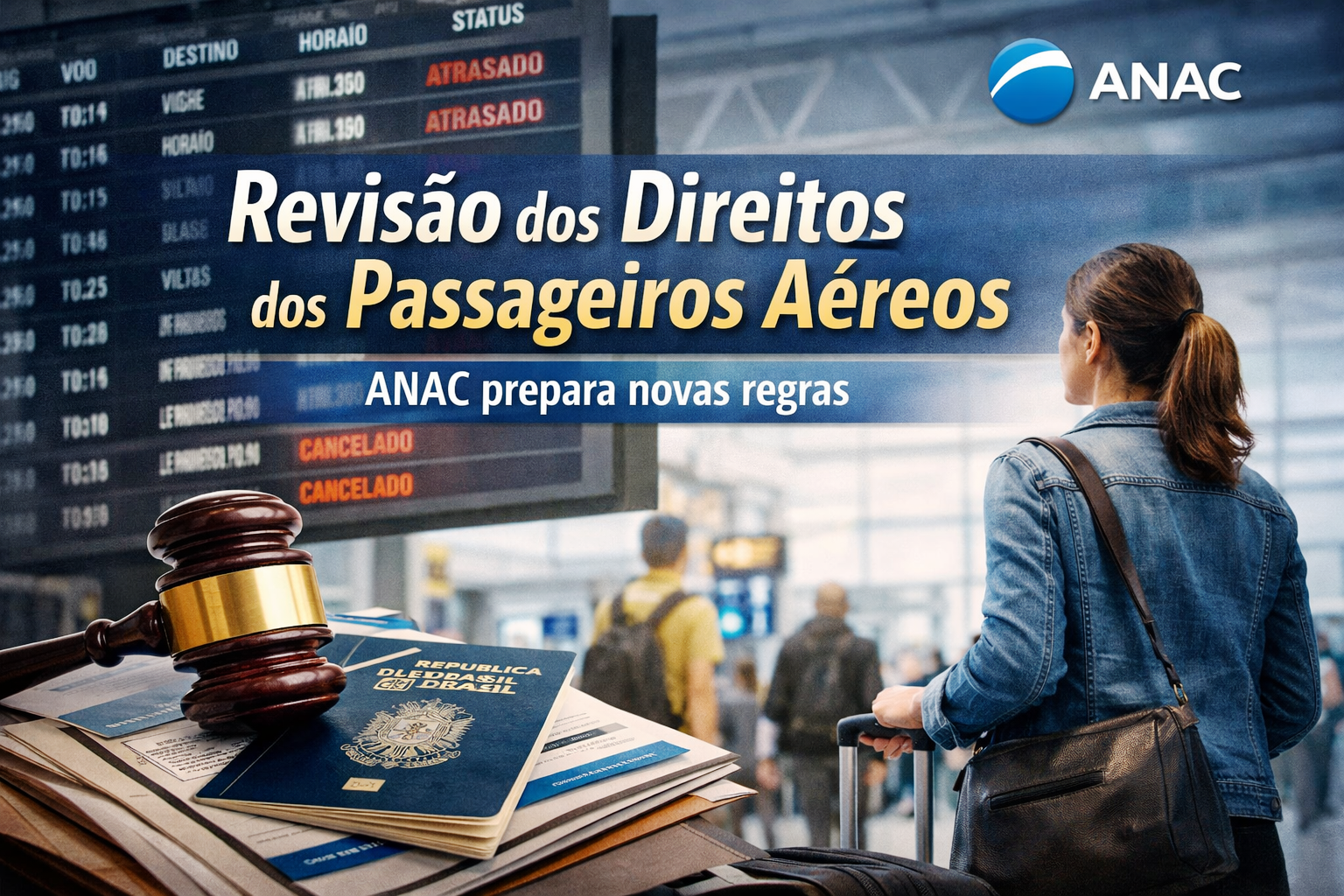 ANAC prepara revisão das regras sobre direitos dos passageiros aéreos_Imagem ilustrativa
