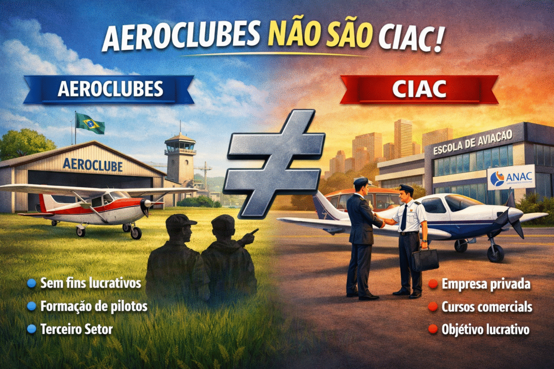 Aeroclubes não são CIAC