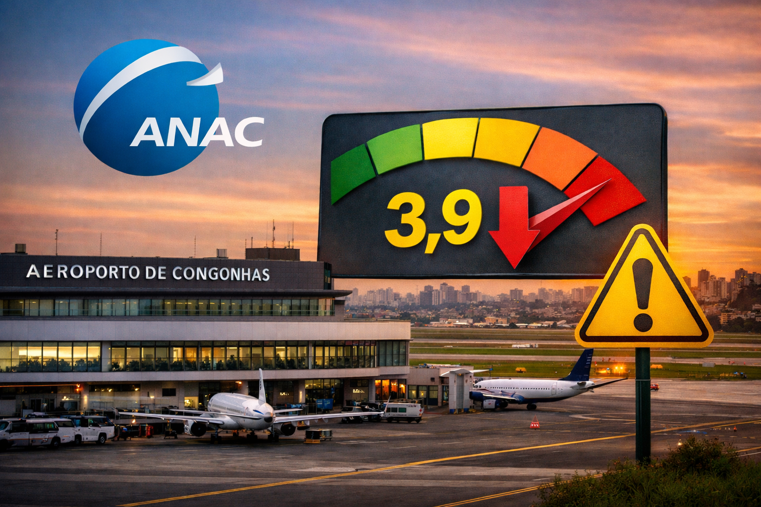 Avaliação baixa da Anac no Aeroporto de Congonhas_Imagem Ilustrativa