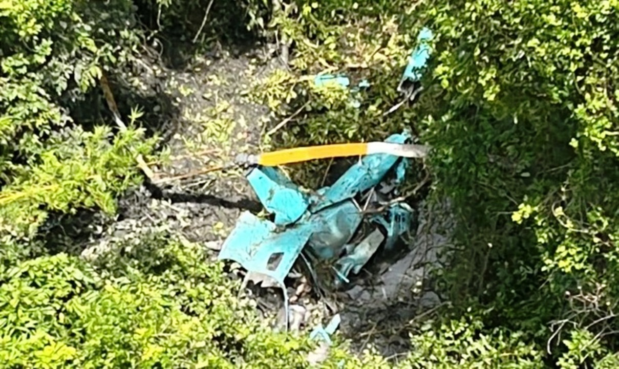 Destrocos-do-Helicoptero-ROBISON-44-RAVEN-II-PS-GJS_Imagem-Divulgacao