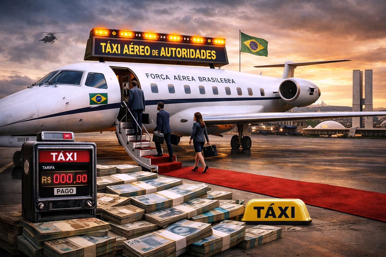 FAB vira taxi aéreo de autoridades da corte em Brasília_Imagem ilustrativa