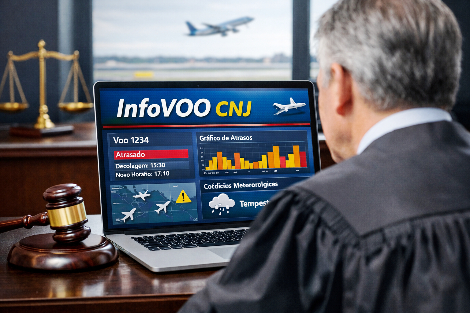 InfoVOO do CNJ reúne dados de voos para ações judiciais_Imgem Ilustrativa