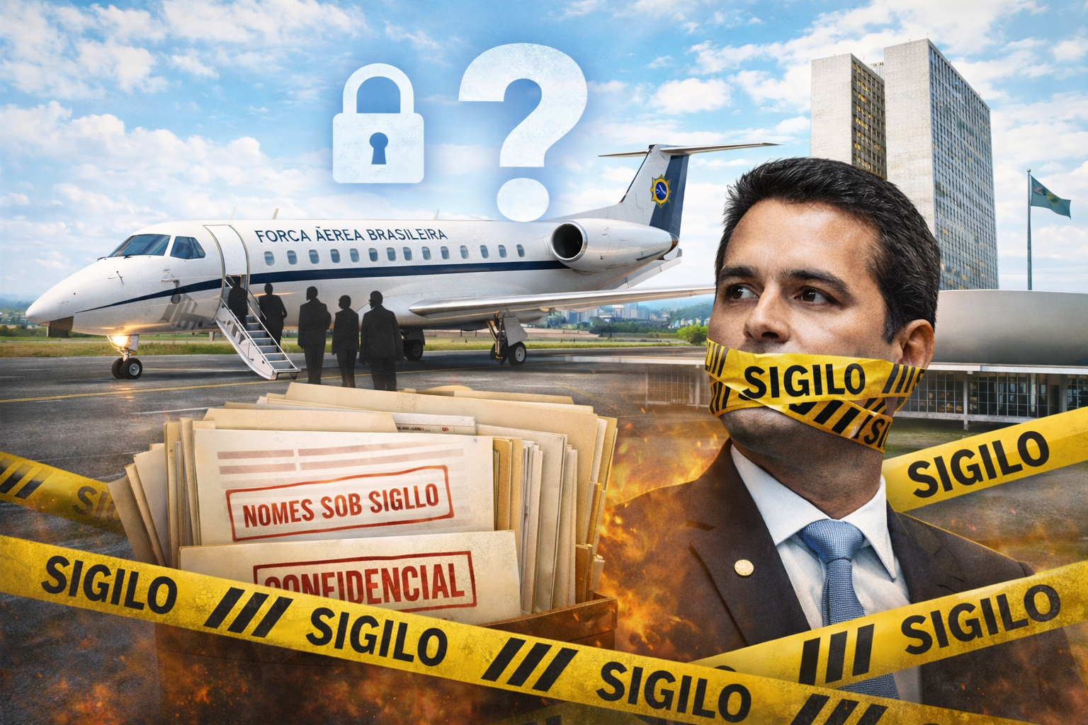 Lista de passageiros de voo da FAB para Angra dos Reis é mantida sob sigilo pela Câmara dos Deputados_Imagem ilustrativa