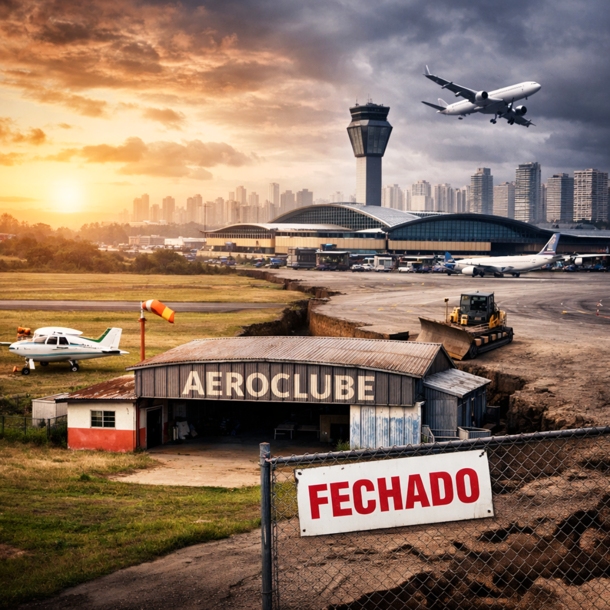 Metade dos Aeroclubes foram despejados em 25 anos_Imagem Ilustrativa