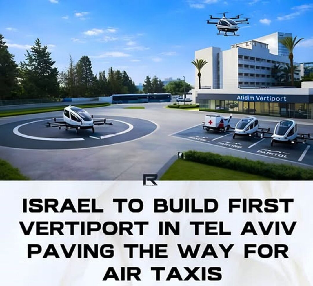 Primeiro-vertiporto-de-taxi-aereo-em-Tel-Aviv_Imagem-Divulgacao