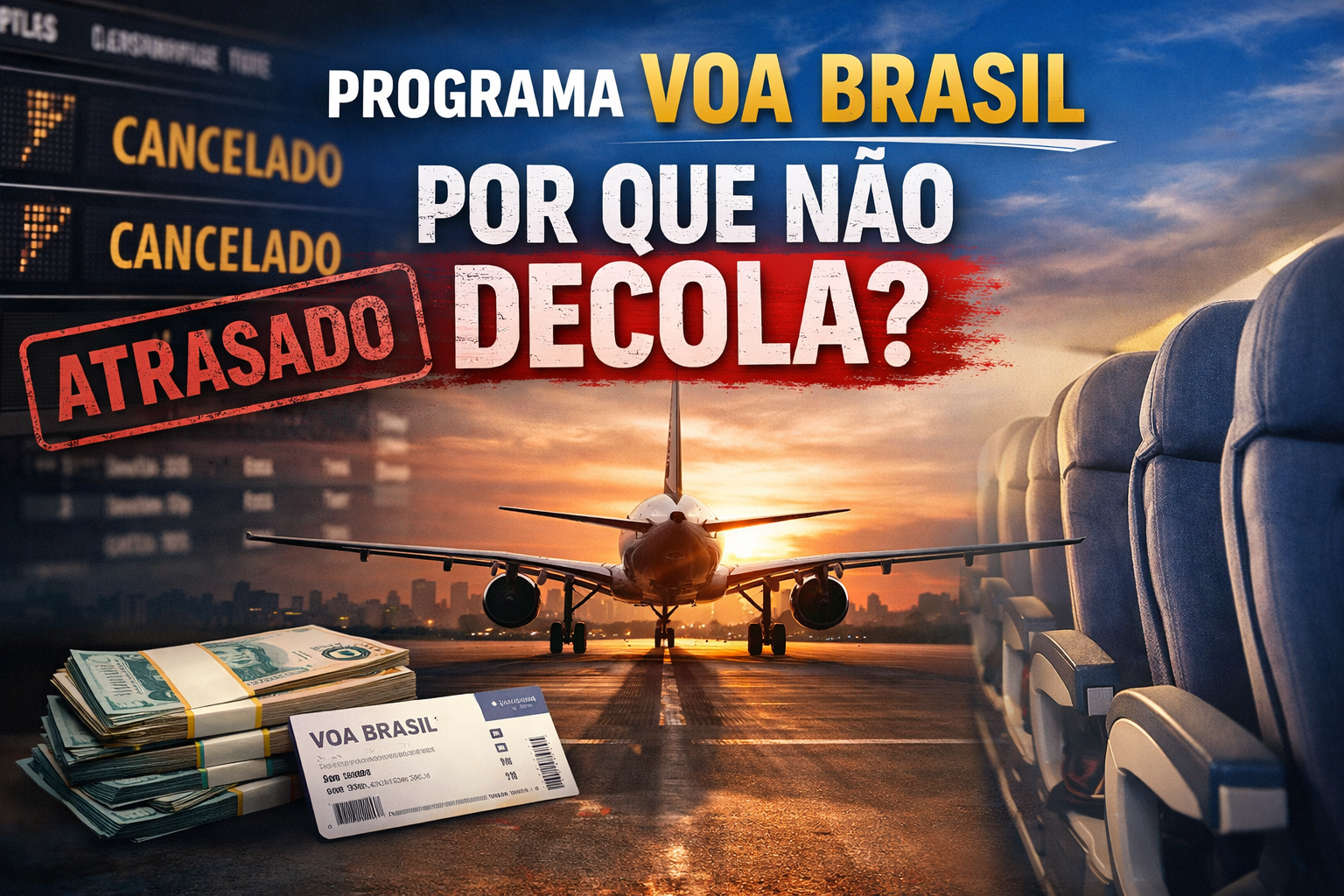 Programa Voa Brasil não decola
