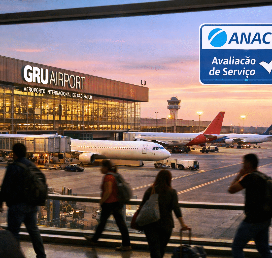 Qualidade do serviço no Aeroporto de Guarulhos é alvo de avaliação da Anac