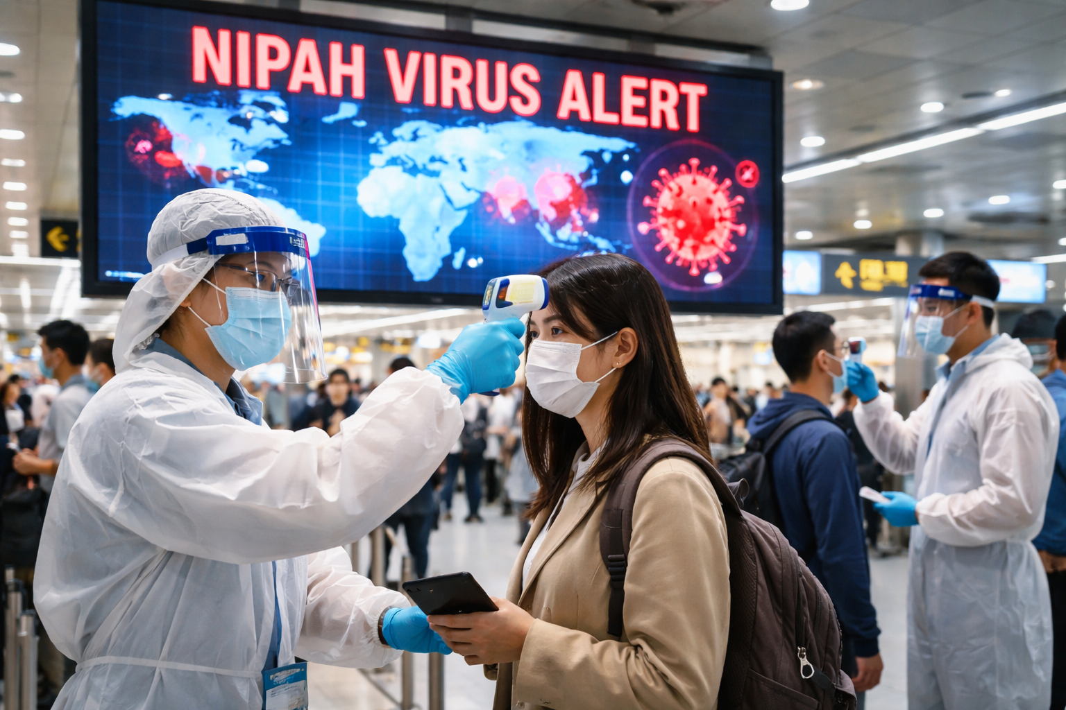 Vírus Nipah acende alerta em aeroportos da Ásia_Imagem Ilustrativa