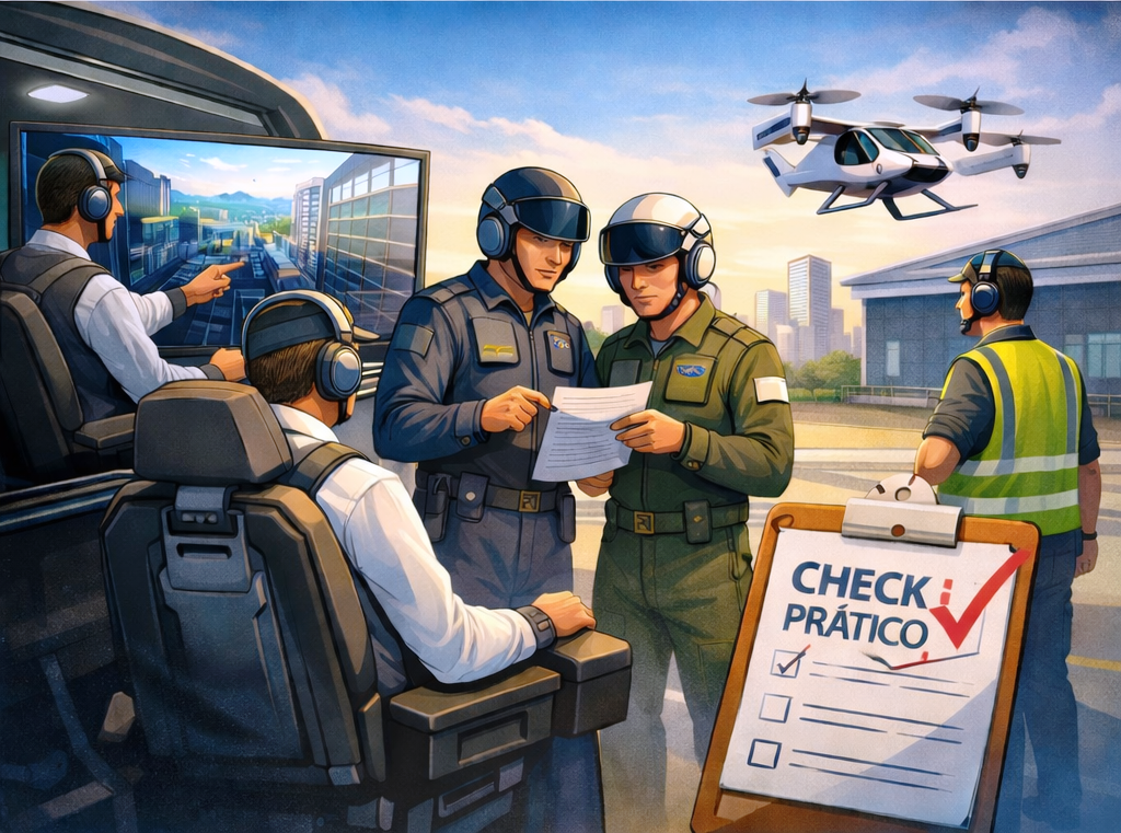 ANAC abre consulta para criar categoria de piloto de eVTOL e define fase de transição no RBAC 61