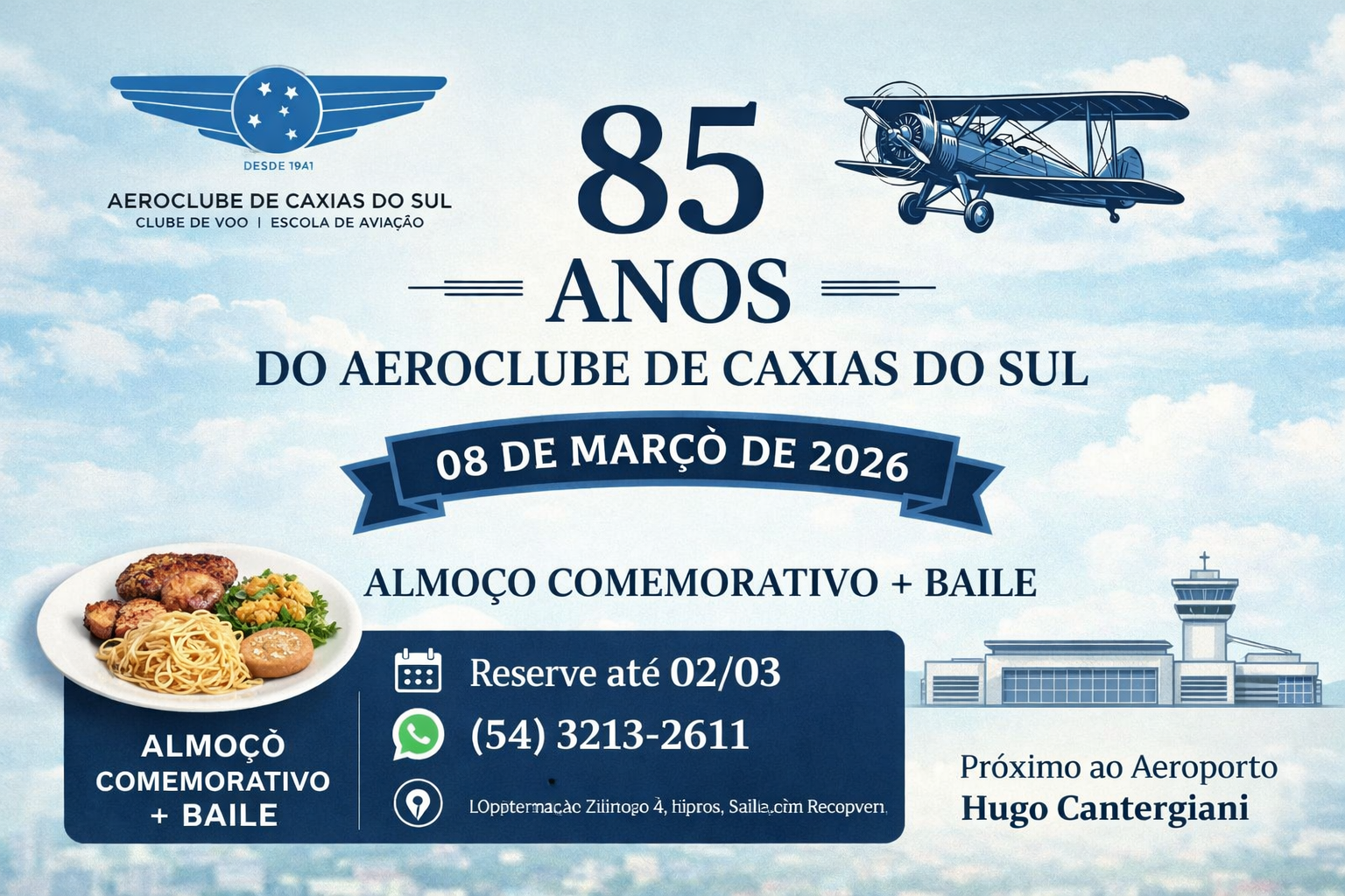 Aeroclube de Caxias do Sul comemora 85 anos_Imagem ilustrativa 1