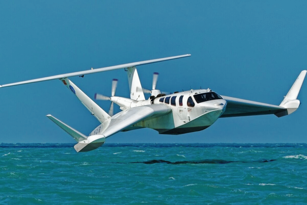 AirFish Voyager voa a 185 km h sobre o mar_Imagem divulgação 2