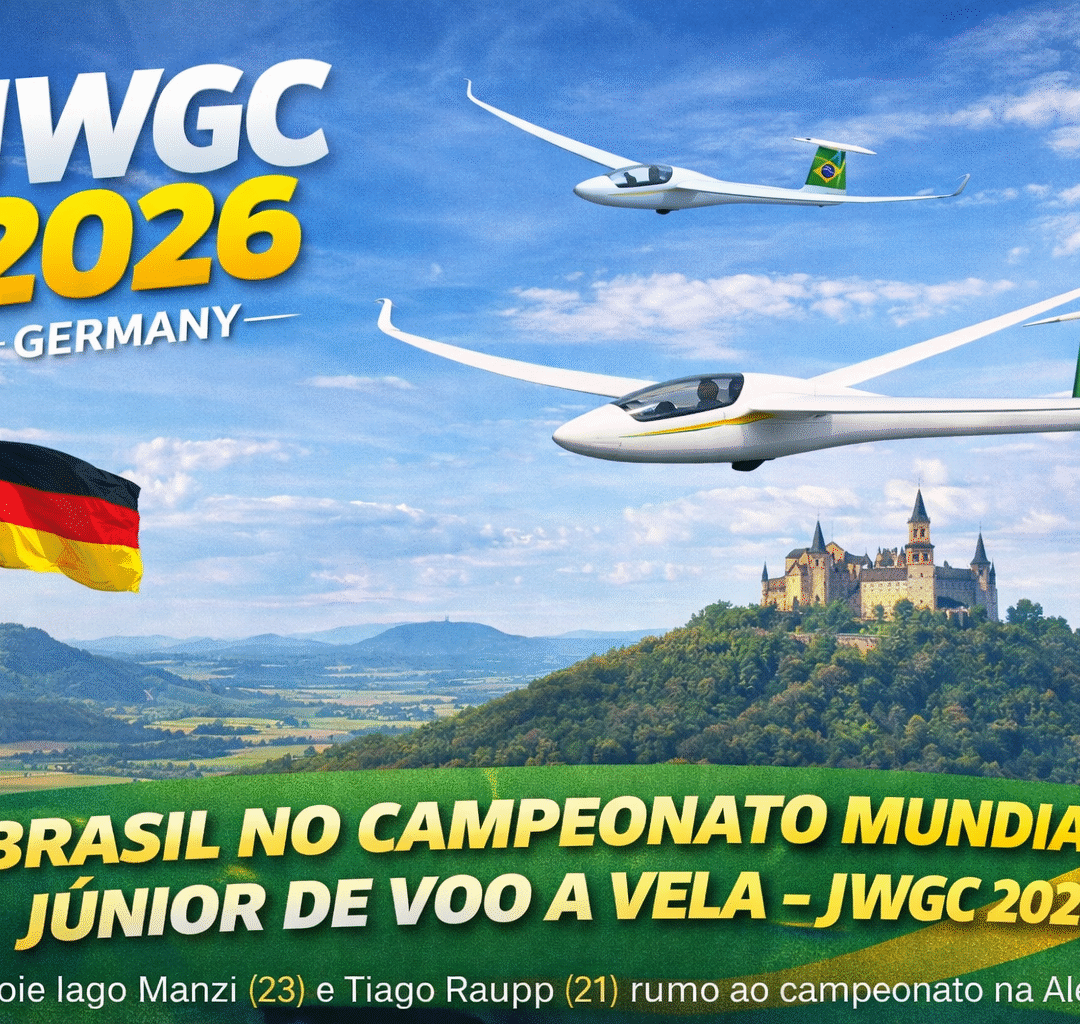 Campanha busca apoio para levar o Brasil ao Mundial Júnior de voo a vela JWGC 2026