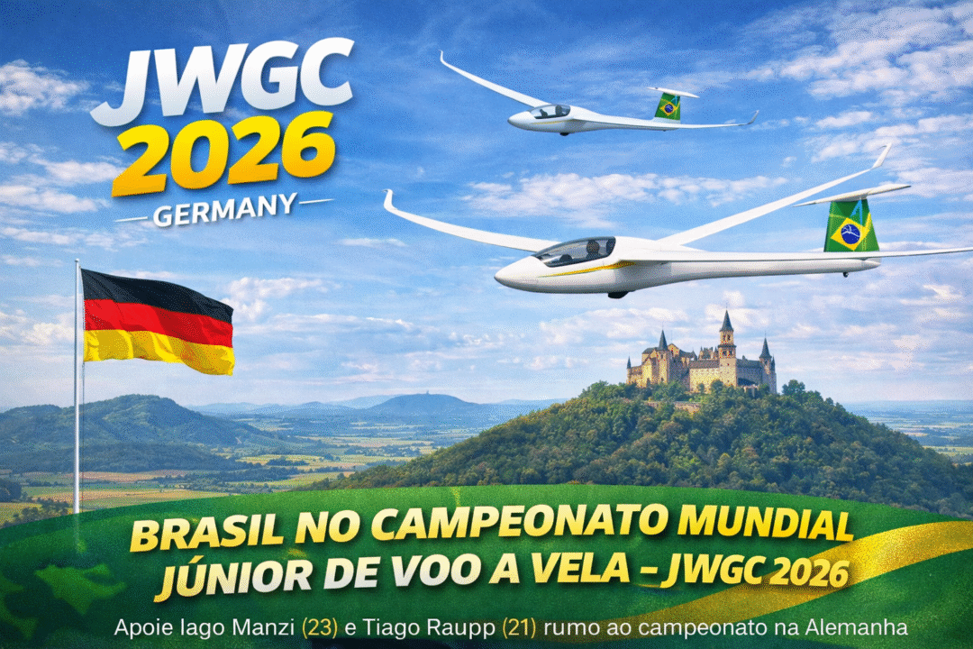 Campanha busca apoio para levar o Brasil ao Mundial Júnior de voo a vela JWGC 2026_Imgem Ilustrativa