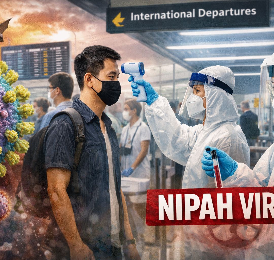 Casos de vírus Nipah na Índia levam aeroportos da Ásia a reforçar vigilância