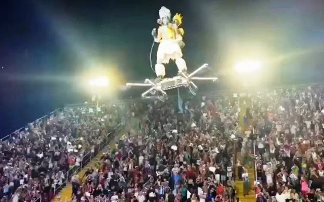 Drone tripulado na Sapucaí vira caso na Anac e Portela tem 10 dias para explicar