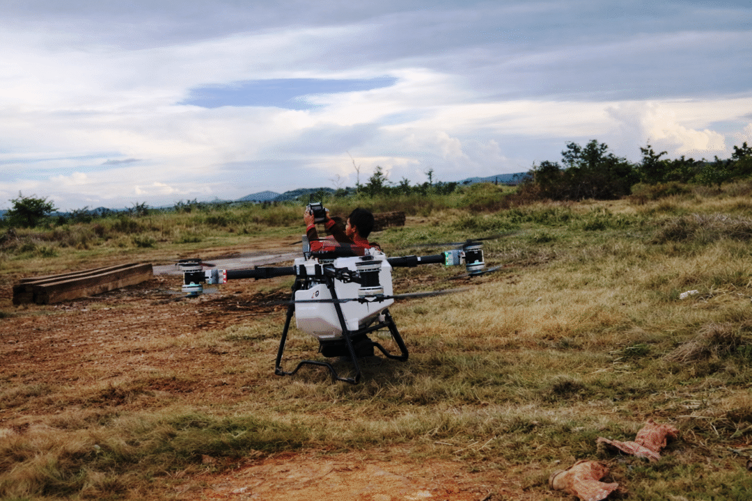 Drone agrícola usado para transporte humano levanta alerta sobre segurança aérea_Imagem divulgação