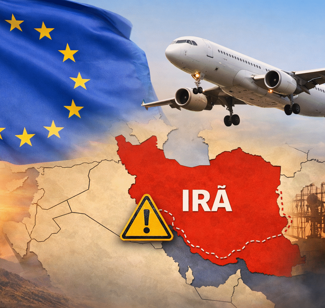 EASA pede que companhias aéreas evitem sobrevoar o Irã até 31 de março de 2026