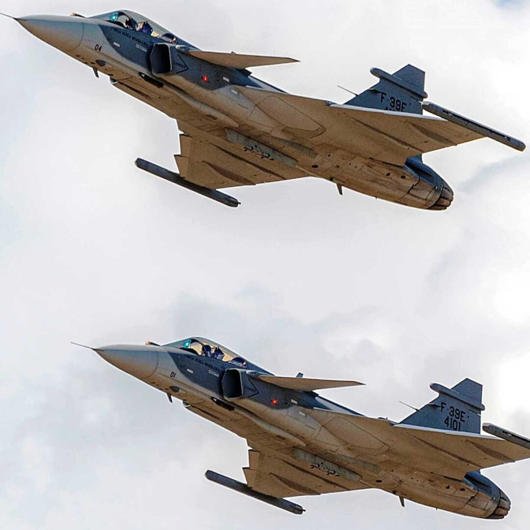 F-39 Gripen é empregado, pela primeira vez, em Alerta de Defesa Aérea
