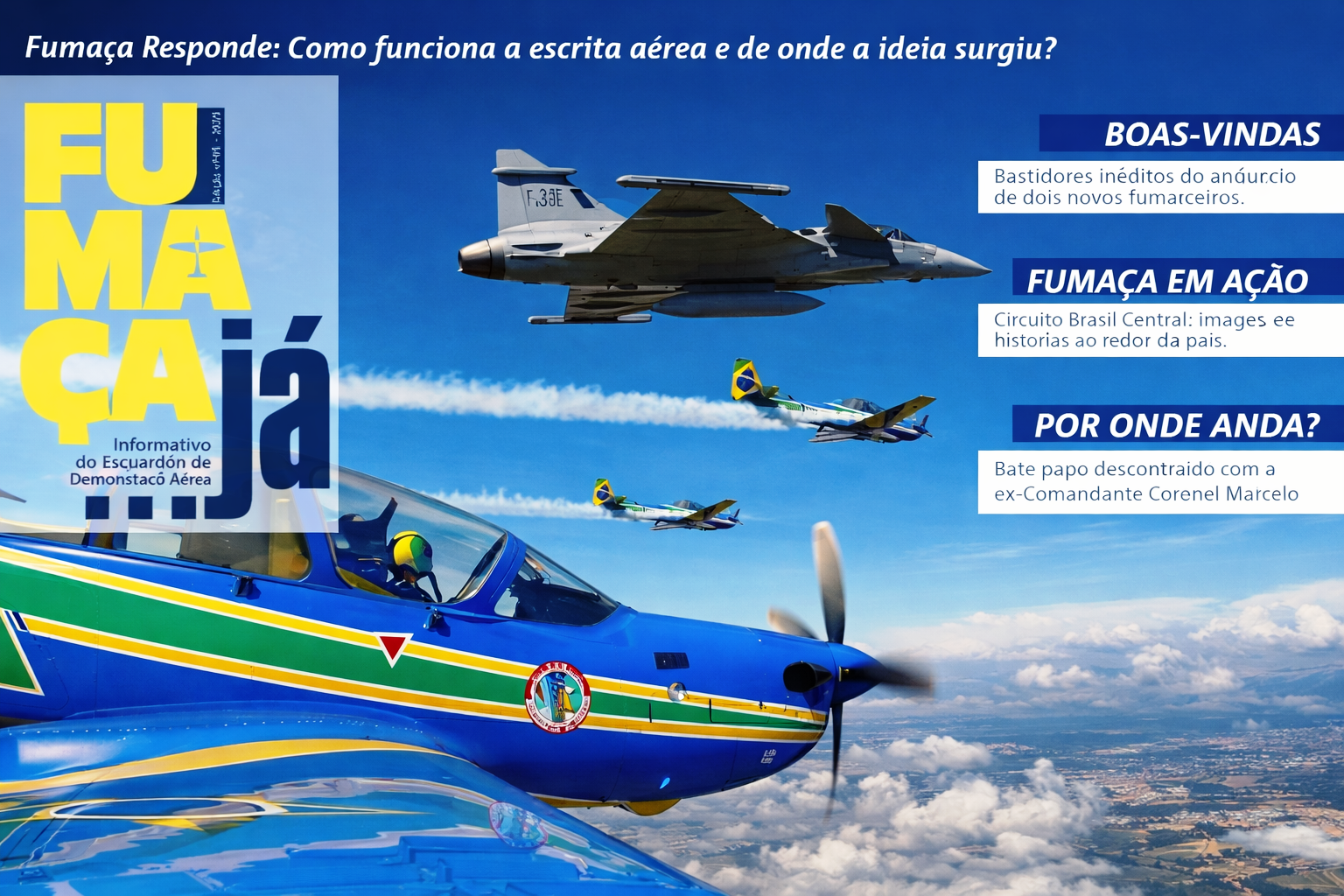 Fumaça Já edição 46 traz o balanço das atividades da Esquadrilha da Fumaça em 2025