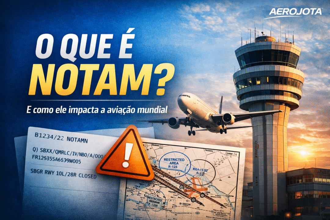 O que é NOTAM e como ele impacta a aviação mundial