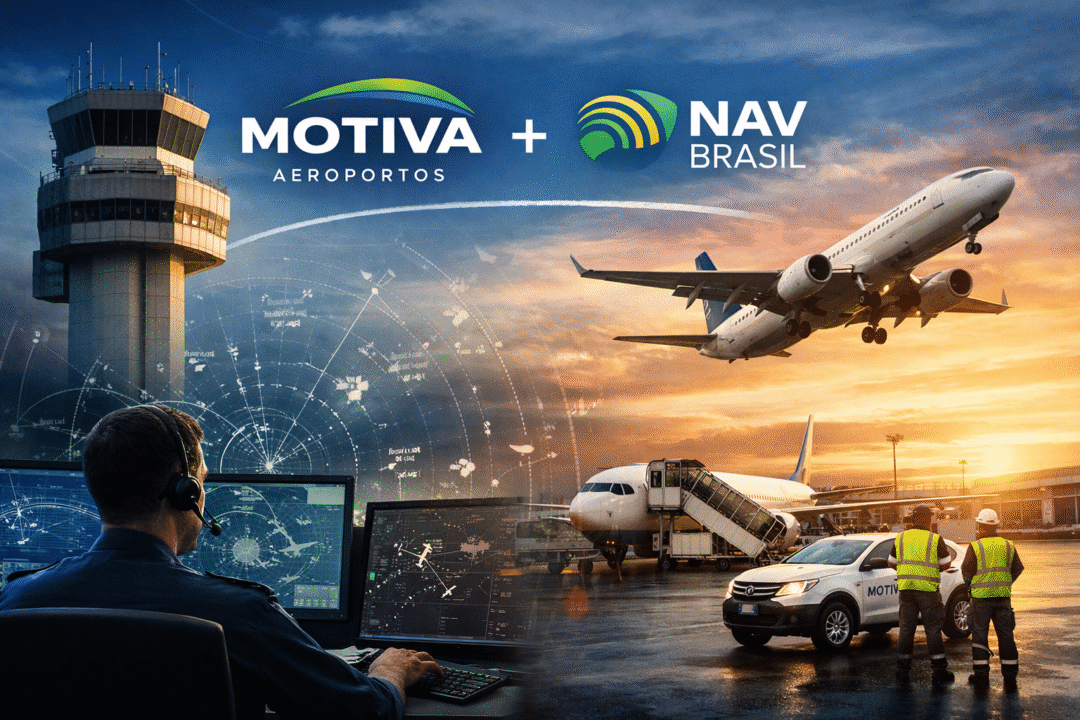 Parceria Motiva Aeroportos e NAV Brasil reforça eficiência e segurança operacional_Imagem Ilustrativa