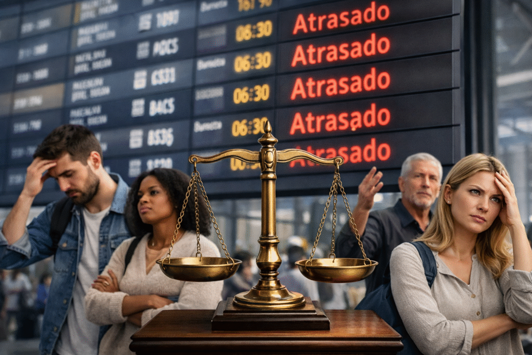 Voo atrasado dano moral consulta da ANAC vira disputa com o Idec_Imagem Ilustrativa