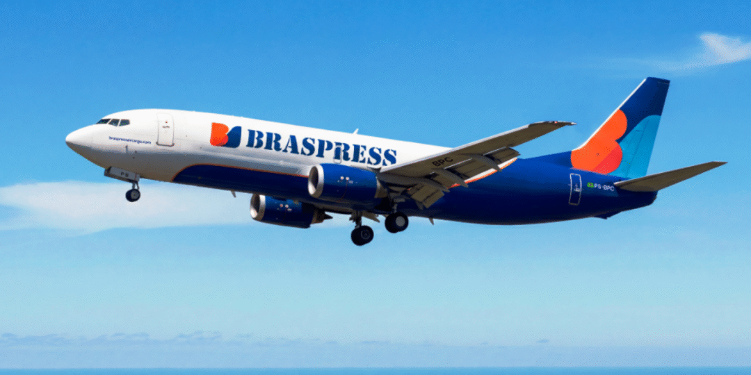 Avião Braspress PS-BPC recem incorpordo a Frota_Imagem Braspress Air Cargo