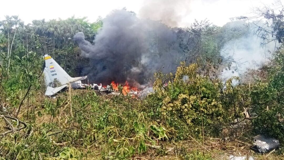 Aviao-C-130-Hercules-da-Colombia-cai-proximo-ao-Peru_Imagem-Divulgacao