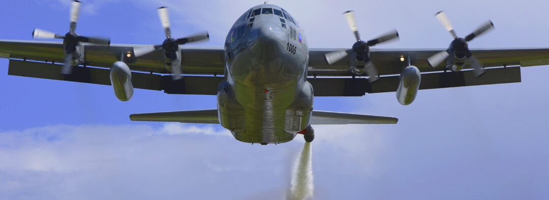 Aviao-C-130-Hercules-da-Forca-Aerea-da-Colombia