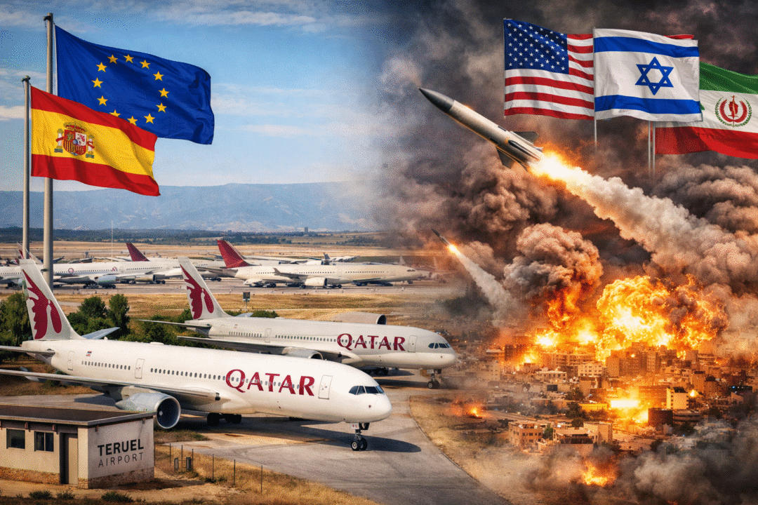 Aviões armazenados na Europa por causa da guerra no Oriente Médio_Imagem ilustrativa