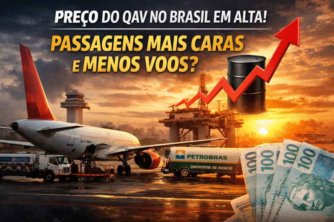 Combustível de avião pressiona empresas aérea e passagens_Imagem Ilustrativa