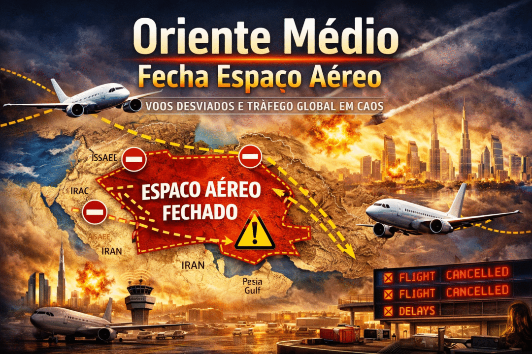 Espaço Aéreo fechado no Oriente Médio_Imagem Ilustrativa