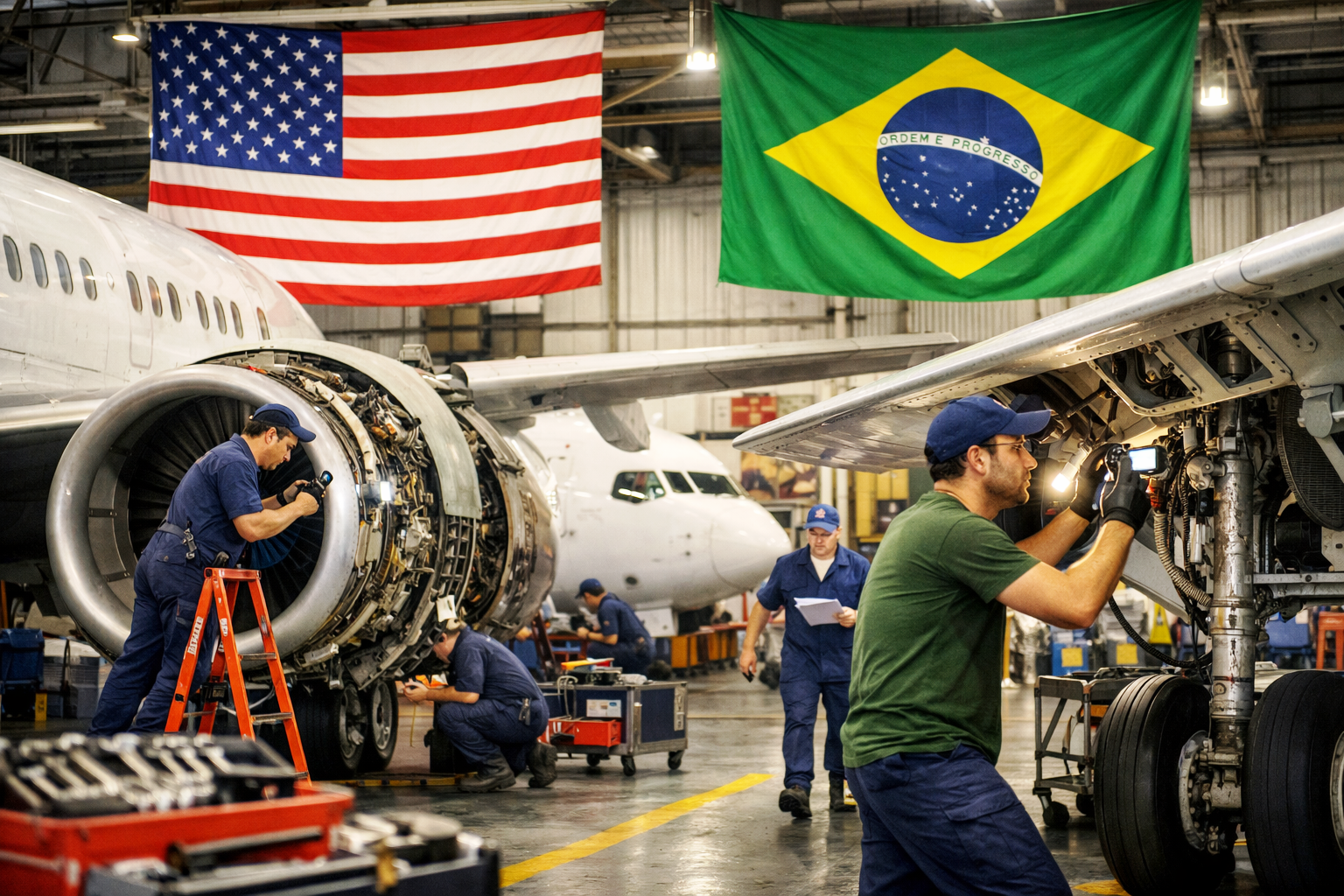 Falta de mecânicos de manutenção aeronáutica pressiona voos nos EUA e acende alerta no Brasil_Imagem Ilustrativa