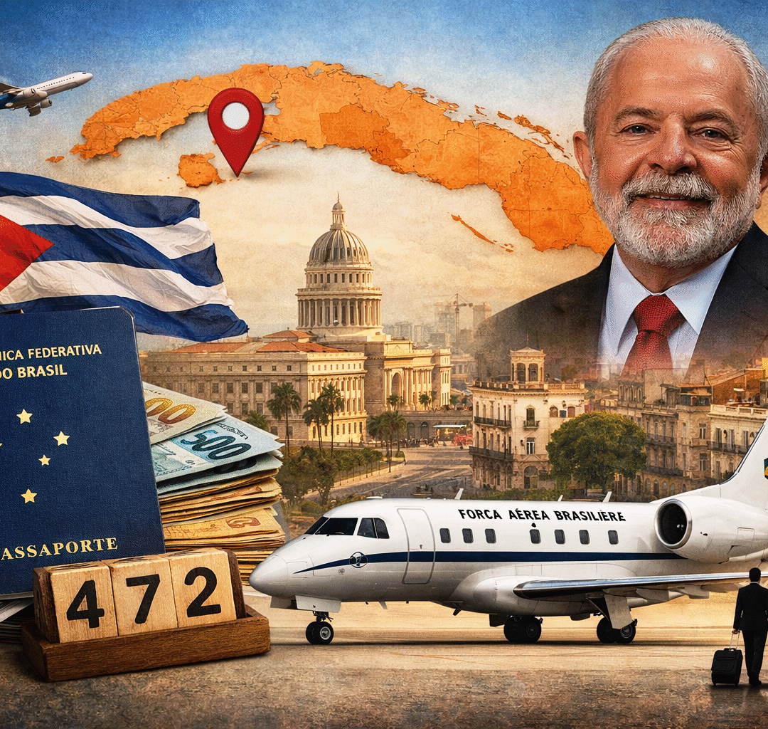 Governo Lula já bancou 472 viagens para Cuba e a pergunta sobre voos da FAB cresce