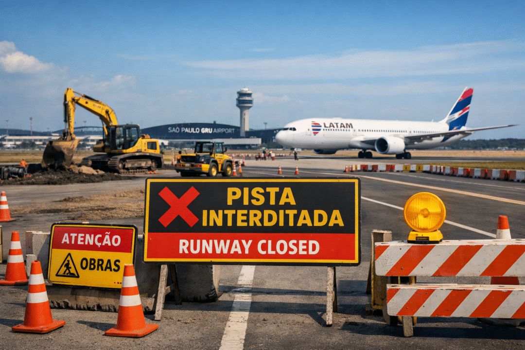 Guarulhos irá fechar pista por um mês e já provoca cancelamentos e mudanças em voos_Imagem Ilustrativa 1